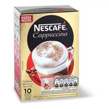 Cafe Capuccino Común Nescafé X (capuchino) X10 Sobres Tcec