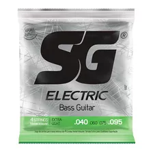 Encordado Sg Para Bajo 4 Cuerdas Nickel Plated 040 095 Envio