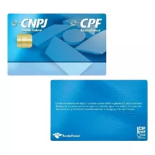 Smart Card Cartão Certificado Digital A3pf Ou A3pj Crypto