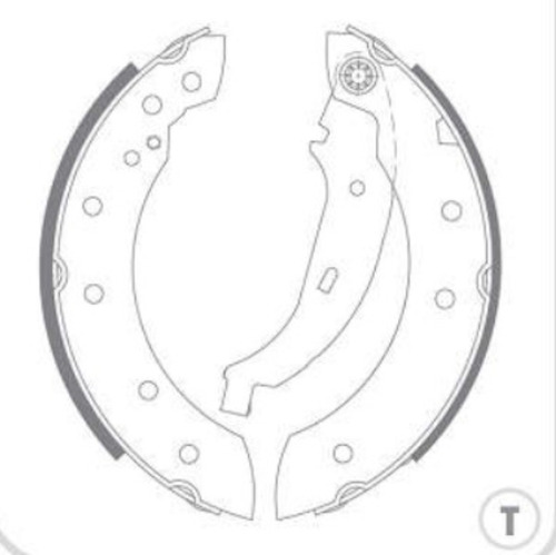 Patin De Freno Para Citroen Zx 1.8 Xu7jp 1992-1999 Trasero Foto 2