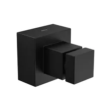 Acabamento Registro Gaveta 1 1/4 E 1 1/2 Cubo Black Matte