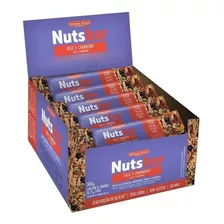 Nuts Bar Banana Brasil 12x25g - Os Sabores