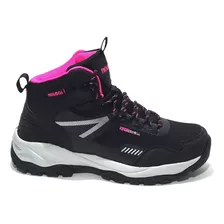 Botas Trekking Nevados Modelo Damas Broad Peak Color Negro 