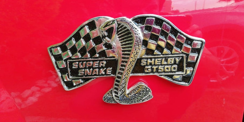 Emblema Shelby Cobra Gt500 Edicion Especial  Metal Cromo Par Foto 2