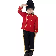 Disfraz De Smiffys Children's Busby Guard Boy, Parte Superio