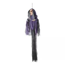 Boneca Bruxa Elvira Decorativa 140cm - Halloween