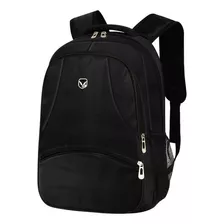 Mochila Notebook Masculina Reforçada Tecido Liso Resistente