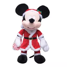 Pelúcia Natal Mickey Papai Noel Candy 30cm - Disney