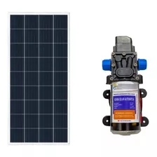 Kit Placa Painel Solar 150w+ Bomba 100w 12v 480l/h