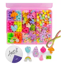 Miçangas Kit De Fazer Pulseiras Perolas Pets Fimo Frutinhas