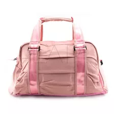 Bolsa Feminina Blogueira Esportiva Fitness Academia Chaveiro Cor Rosa-claro Liso