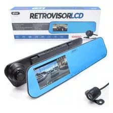Retrovisor Dvr Com Câmera Frontal E Ré Monitor Full Hd 1080p