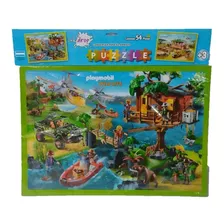 Puzzle Rompecabezas Inkdrop Playmobil 54 Piezas Infantil