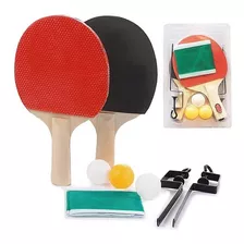 Set Ping Pong 2 Paletas + 3 Pelotas + Red Profesional Chavay