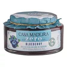 Geleia Zero Adição De Açúcar De Blueberry Casa Madeira 240gr