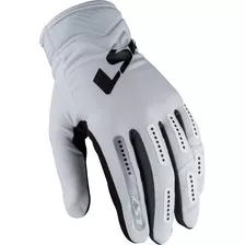 Guantes Moto Cortos Ls2 Bend Palma Reforzada Color Blanco/gris Talle M