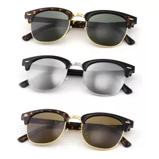 Feisedy Gafas De Sol Para Hombres Mujeres Acabado Marco Semi