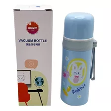 Termo Infantil Con Diseño Tapon Boton