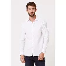 Camisa Hombre Daniel Hechter Lino Viscosa Bolsilo Clasica 