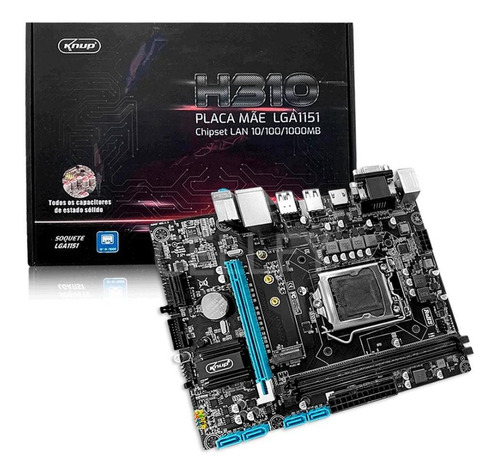 Placa Mãe Lga1151 Chipset H310 I3/i5/i7/pentium/celeron Ddr4