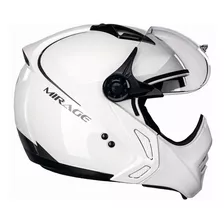 Capacete Moto Peels Mirage Classic Aberto Cor Branco Com Grafite Tamanho Do Capacete 61