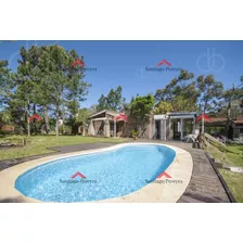 Casa Alquiler Pinares, Punta Del Este, 4 Dormitorios, Piscina, Amplio Parque Cercado