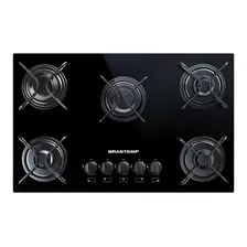 Fogão Cooktop Gás Brastemp Bdd75 Preto 110v/220v