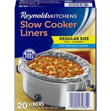 Reynolds Kitchens Slow Cooker Liners, Regular (fits 3-8 Q...