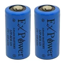 Bat. Rcr123 Expower 450mah 3v (kit C/2 Peças)