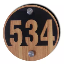 Placa Numeros Para Casa 15cm Hasta 3 Numeros. Modelo I2