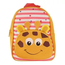 Mochila Escolar Infantil Listrada Clio Pets Girafa - Cp2109 Cor Amarelo