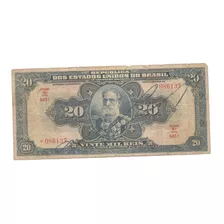 R119d* - Cédula 20 Mil Réis - 1942