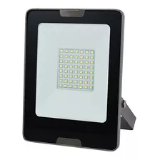 Refletor Led Luz Branca 50w Preto/branco Bivolt Lorenzetti Cor Da Carcaça Preto Cor Da Luz Branco-frio 110v/220v