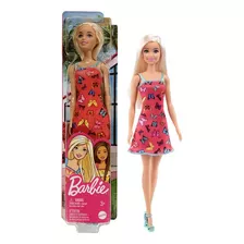 Barbie Boneca Barbie Fashion And Beauty - Loira / Verm - Mattel