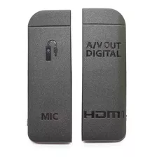 Porta Tampa Lateral De Borracha Mic Hdmi Para Canon 6d