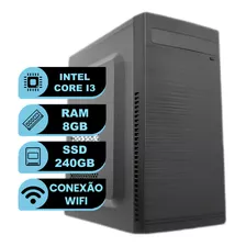 Computador Intel Core I3 Ssd 240gb 8gb Ram Desktop De Mesa