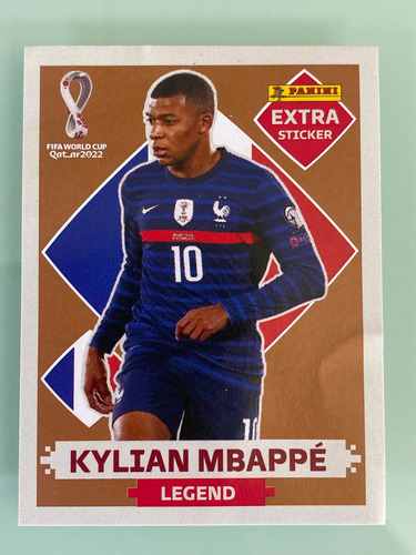 Figurinha Copa 2022 Legend Kylian Mbappé Bronze Oficial