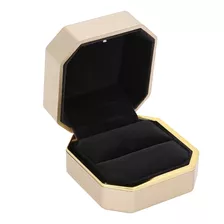 Estuche De Lujo Para Anillos Para Dedos, Boda, Compromiso, J