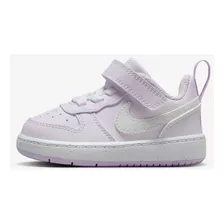 Tênis Nike Court Borough Low Recraft Infantil Cor Roxo Tamanho 20 Br