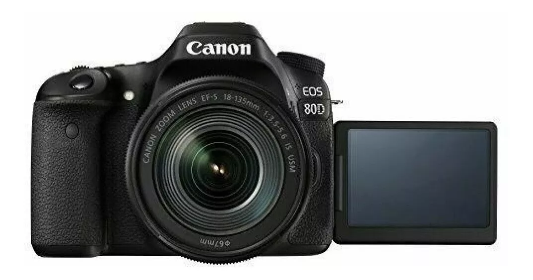 Canon Eos 80d Dslr Camera Body & Ef-s 18-135mm F/3.5-5.6 Len