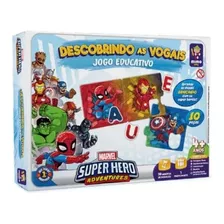 Jogo Marvel Educativo Descobrindo As Vogais Mimo - 2039