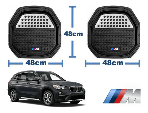 Tapetes 4pz Charola 3d Logo M-series Bmw X1 2016 2017 2018 Foto 3