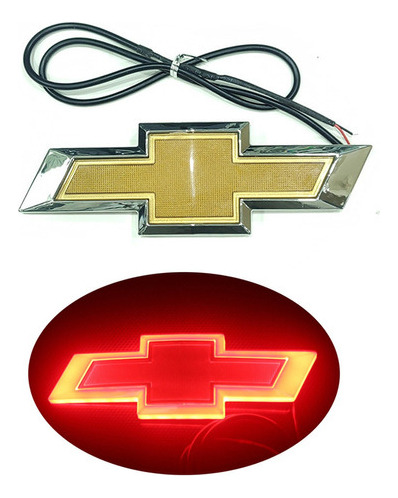 Logotipo De Automvil Luminoso Led De Chevrolet Luz Fra, Foto 7