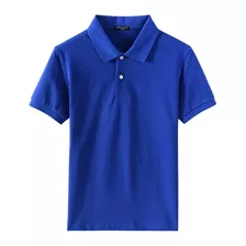 Camisas Polo 100% Algodón Manga Corta Hombre Liso