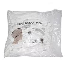 Touca Descartável Com Elástico - 100 Unidades Descarpack Des