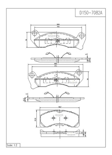 Balatas Semimetalicas Del Ltd Crown Victoria V8 4.6l 90/91 Foto 2