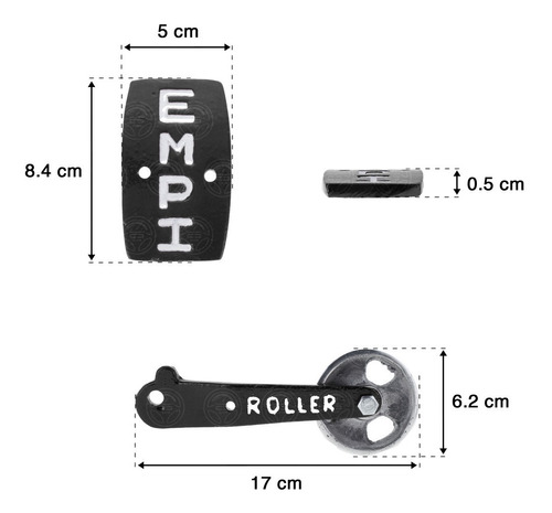 Pedal Roller Acelerador Vw Vocho Pedales Freno Clutch Color Foto 3