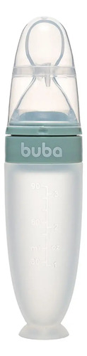 Colher Dosadora Em Silicone Com Ventosa Verde 18881 - Buba