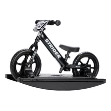 Strider Bicicleta Profesional De 12 Pulgadas (negro) + Base