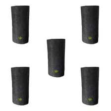 Combo X5 Macetas De Tela Geotextil 10 Litros Salamanca Grow 